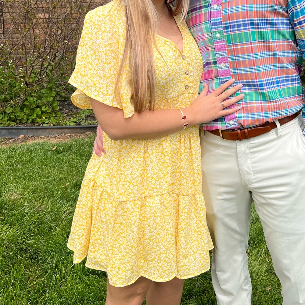 Yellow Altard state dress